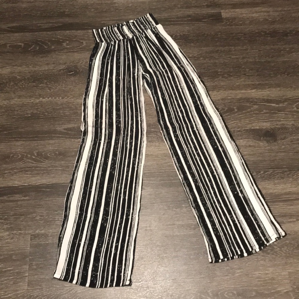 Joe B Gauzy Challis Striped Pants - Summer Fun